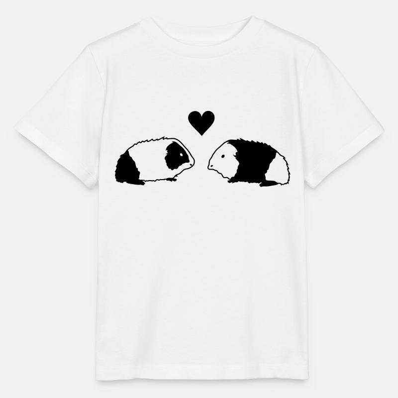 Guinée porc - T-shirt bio MINI CREATOR Stanley/Stella Enfant - blanc