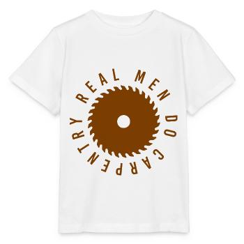 Männer Zimmerei - Stanley/Stella Kinder T-Shirt MINI CREATOR  - Weiß - Vorne - Maike (125cm)