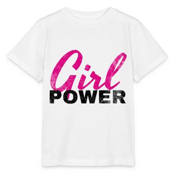 Girl Power - Stanley/Stella MINI CREATOR Kids’ T-Shirt - white - Front - Maike (125cm)