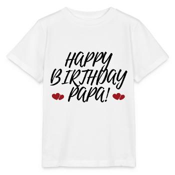 Happy Birthday Dad Favorite Man Birthday - Stanley/Stella MINI CREATOR Kids’ T-Shirt - white - Front - Maike (125cm)
