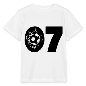 Football jersey number 07 - Stanley/Stella MINI CREATOR Kids’ T-Shirt - white - Front - Maike (125cm)