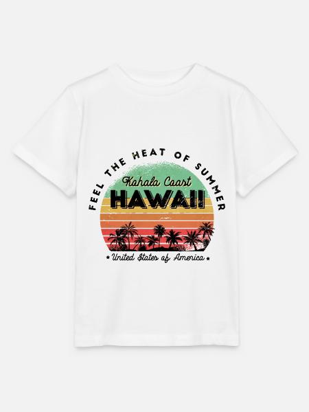 Hawaiianischer Sommer - Stanley/Stella Kinder T-Shirt MINI CREATOR - Weiß