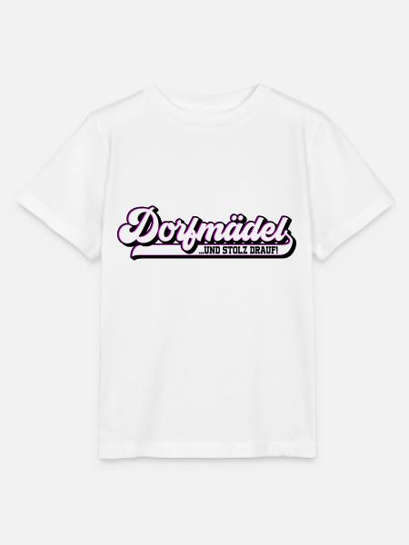 Farben änderbar | Dorfmädel Dorfmädchen - Stanley/Stella Kinder T-Shirt MINI CREATOR  - Weiß
