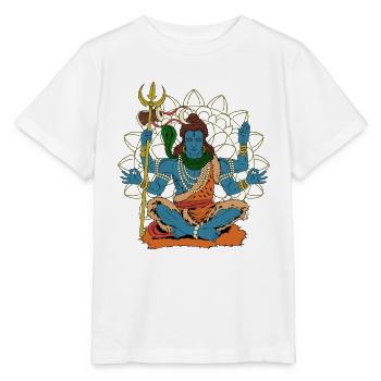 Hindu God - Shiva - Stanley/Stella MINI CREATOR Kids’ T-Shirt - white - Front - Maike (125cm)