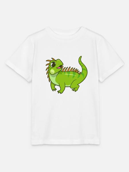 Kawaii Leguan - Stanley/Stella Kinder T-Shirt MINI CREATOR - Weiß
