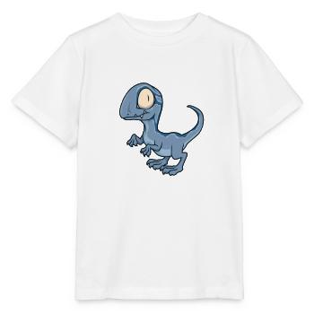 Kawaii Velociraptor - T-shirt bio MINI CREATOR Stanley/Stella Enfant - blanc - Devant - Maike (125cm)