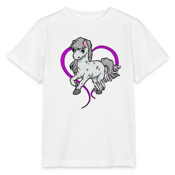 Pferdeliebhaber - Appaloosa - Stanley/Stella Kinder T-Shirt MINI CREATOR  - Weiß - Vorne - Maike (125cm)
