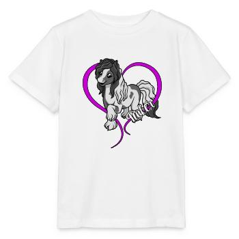 Horse lovers - Tinker - Stanley/Stella MINI CREATOR Kids’ T-Shirt - white - Front - Maike (125cm)