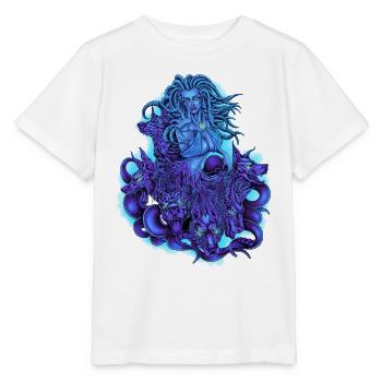 Griechische Mythologie - Skylla - Stanley/Stella Kinder T-Shirt MINI CREATOR  - Weiß - Vorne - Maike (125cm)