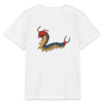 Mille-pattes Kawaii - T-shirt bio MINI CREATOR Stanley/Stella Enfant - blanc - Devant - Maike (125cm)