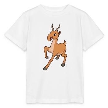 Kawaii Saiga Antelope - Stanley/Stella MINI CREATOR Kids’ T-Shirt - white - Front - Maike (125cm)