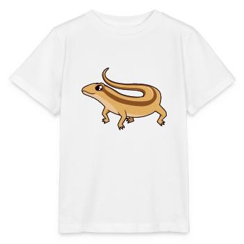 Scinque à rouleaux tachetés Kawaii - T-shirt bio MINI CREATOR Stanley/Stella Enfant - blanc - Devant - Maike (125cm)