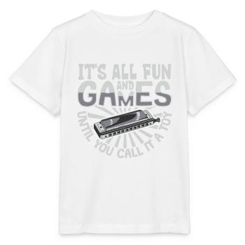 Ne l’appelez pas un jouet - harmonica - T-shirt bio MINI CREATOR Stanley/Stella Enfant - blanc - Devant - Maike (125cm)
