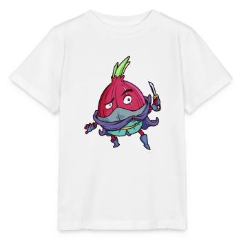 RPG Character - Thief - Rogue - Onion - Stanley/Stella MINI CREATOR Kids’ T-Shirt - white - Front - Maike (125cm)