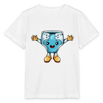 Cartoon Kawaii Windel - Stanley/Stella Kinder T-Shirt MINI CREATOR  - Weiß - Vorne - Maike (125cm)