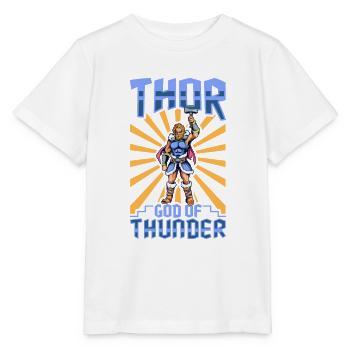 Dieu Viking du Tonnerre Thor - T-shirt bio MINI CREATOR Stanley/Stella Enfant - blanc - Devant - Maike (125cm)