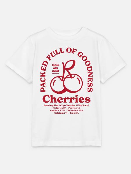 Kirschen Ernährung - Stanley/Stella Kinder T-Shirt MINI CREATOR  - Weiß