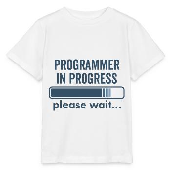 Programmeurs en gestation - T-shirt bio MINI CREATOR Stanley/Stella Enfant - blanc - Devant - Maike (125cm)