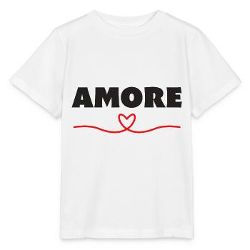 Amore Schatz Darling Valentinstag - Stanley/Stella Kinder T-Shirt MINI CREATOR  - Weiß - Vorne - Maike (125cm)