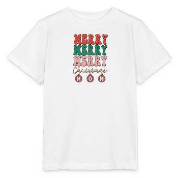 Merry Christmas - Stanley/Stella MINI CREATOR Kids’ T-Shirt - white - Front - Maike (125cm)
