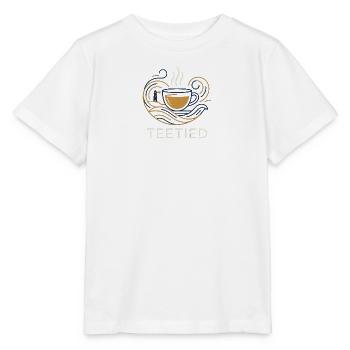 Nordsee Teetied & Sturm – Minimalistisches Küsten- - Stanley/Stella Kinder T-Shirt MINI CREATOR  - Weiß - Vorne - Maike (125cm)