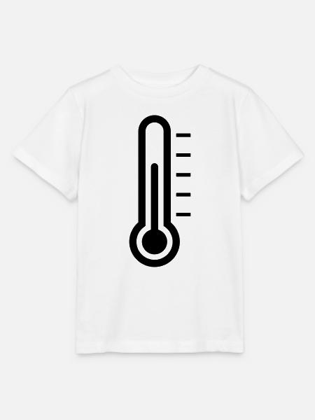 Thermometer - Stanley/Stella Kinder T-Shirt MINI CREATOR  - Weiß