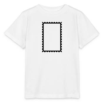 Timbre-poste - T-shirt bio MINI CREATOR Stanley/Stella Enfant - blanc - Devant - Maike (125cm)