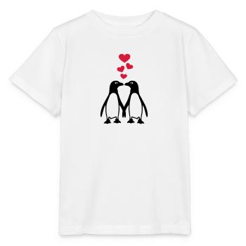 Manchot - T-shirt bio MINI CREATOR Stanley/Stella Enfant - blanc - Devant - Maike (125cm)
