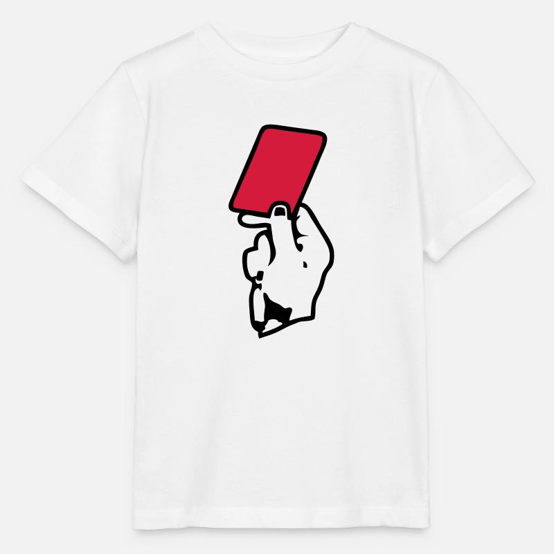 Hand in Hand eine rote Karte rote Karte - Stanley/Stella Kinder T-Shirt MINI CREATOR  - Weiß