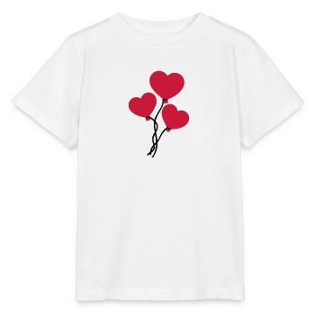 Luftballons - Stanley/Stella Kinder T-Shirt MINI CREATOR  - Weiß - Vorne - Maike (125cm)
