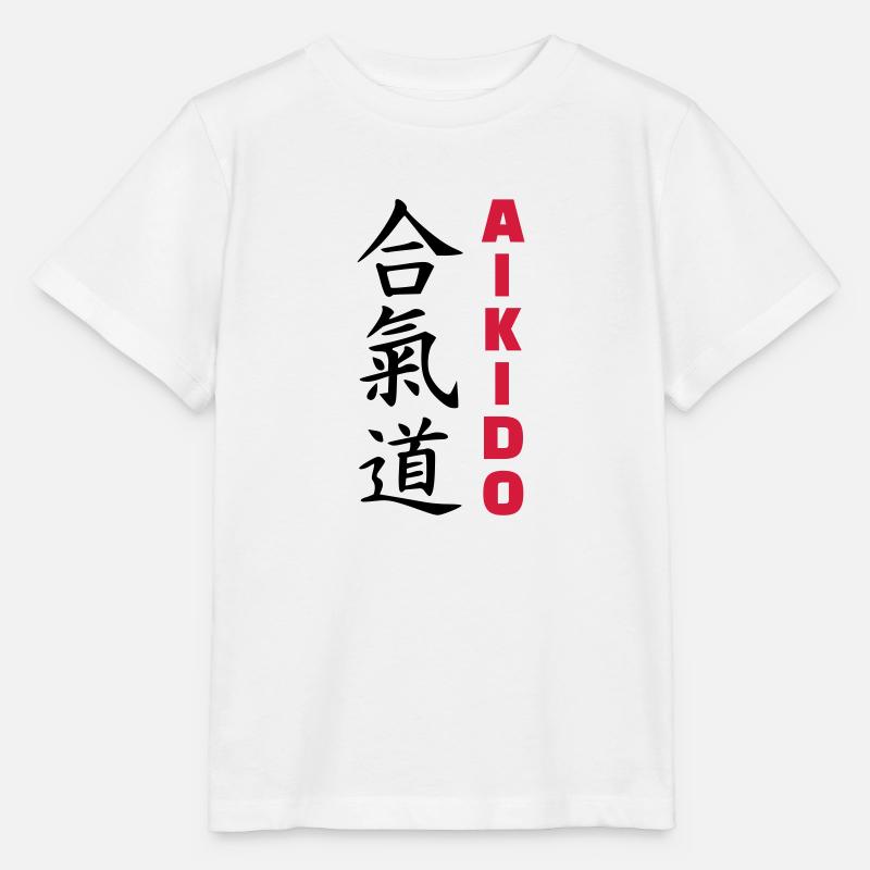Aikido - T-shirt bio MINI CREATOR Stanley/Stella Enfant - blanc