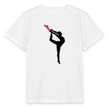 Gymnastik - Stanley/Stella Kinder T-Shirt MINI CREATOR  - Weiß - Vorne - Maike (125cm)