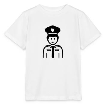 Police - Stanley/Stella MINI CREATOR Kids’ T-Shirt - white - Front - Maike (125cm)