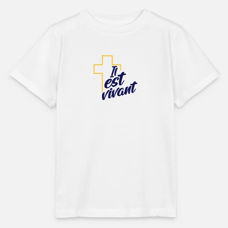 Il est vivant ! - T-shirt bio MINI CREATOR Stanley/Stella Enfant - blanc