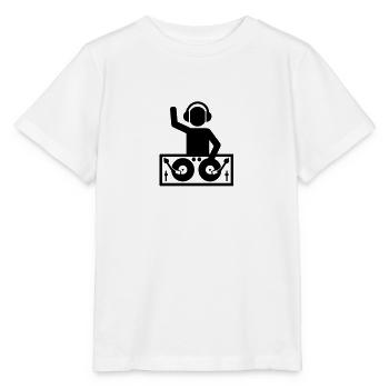 DJ Turntables - Stanley/Stella Kinder T-Shirt MINI CREATOR  - Weiß - Vorne - Maike (125cm)