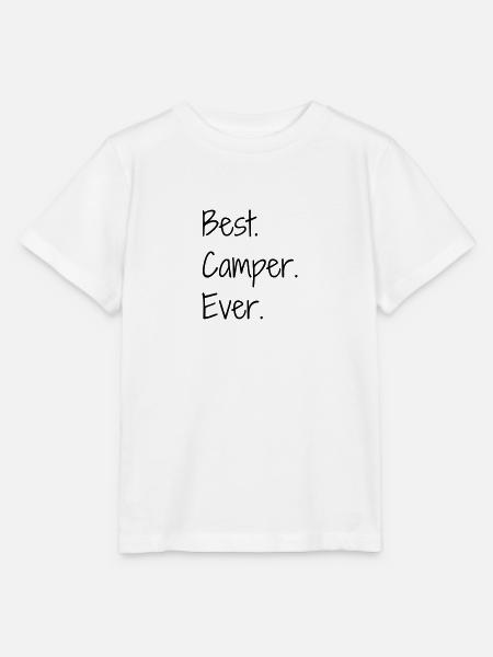 Camping / Camper / Zelt / Wandern - Stanley/Stella Kinder T-Shirt MINI CREATOR - Weiß