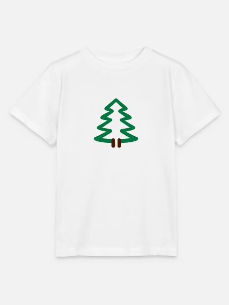 Tannenbaum - Stanley/Stella Kinder T-Shirt MINI CREATOR  - Weiß