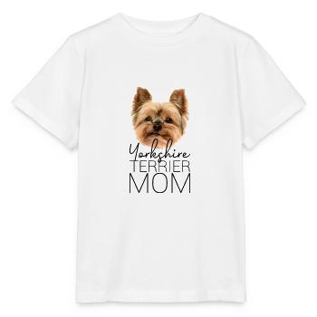 Yorkshire Terrier Mom - Cadeau de maman chiens - T-shirt bio MINI CREATOR Stanley/Stella Enfant - blanc - Devant - Maike (125cm)