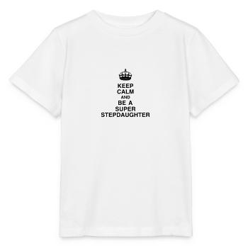 belle-fille / beau-fils / beau fils / belle fille - T-shirt bio MINI CREATOR Stanley/Stella Enfant - blanc - Devant - Maike (125cm)