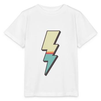 Lightning - Stanley/Stella MINI CREATOR Kids’ T-Shirt - white - Front - Maike (125cm)