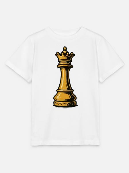 Schachfigur Dame - Stanley/Stella Kinder T-Shirt MINI CREATOR - Weiß