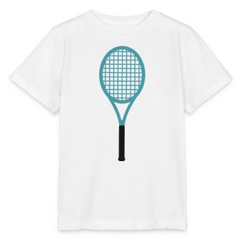 Raquette de tennis - T-shirt bio MINI CREATOR Stanley/Stella Enfant - blanc - Devant - Maike (125cm)