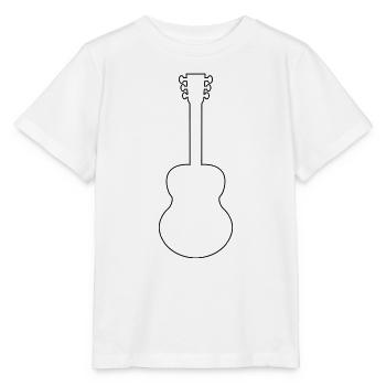 Guitare acoustique - T-shirt bio MINI CREATOR Stanley/Stella Enfant - blanc - Devant - Maike (125cm)
