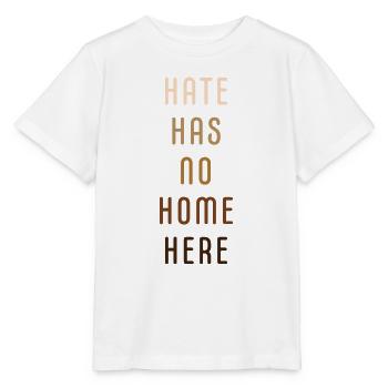 La haine n’a pas sa place ici - T-shirt bio MINI CREATOR Stanley/Stella Enfant - blanc - Devant - Maike (125cm)