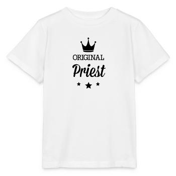 Original 3 étoiles luxe prêtre - T-shirt bio MINI CREATOR Stanley/Stella Enfant - blanc - Devant - Maike (125cm)
