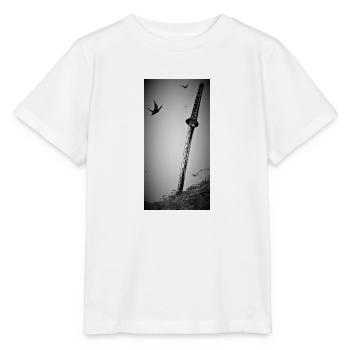 samurai-Schwert - Stanley/Stella Kinder T-Shirt MINI CREATOR  - Weiß - Vorne - Maike (125cm)