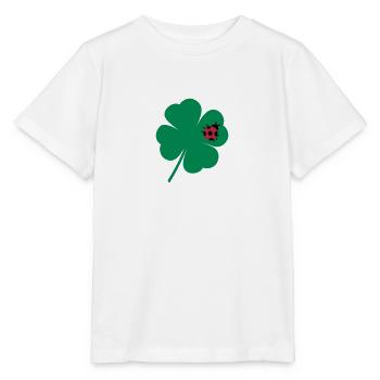 clover leaf - Stanley/Stella MINI CREATOR Kids’ T-Shirt - white - Front - Maike (125cm)