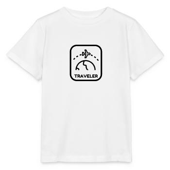 Reisen / Reisende / Urlaub / Tourismus - Stanley/Stella Kinder T-Shirt MINI CREATOR  - Weiß - Vorne - Maike (125cm)