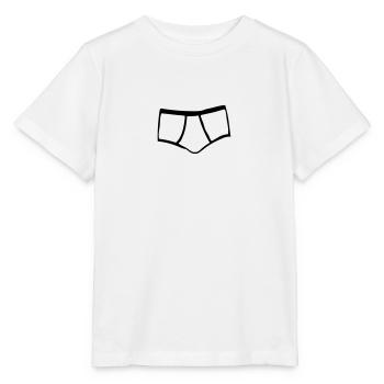 slips unterwaesche maenner 1 - T-shirt bio MINI CREATOR Stanley/Stella Enfant - blanc - Devant - Maike (125cm)
