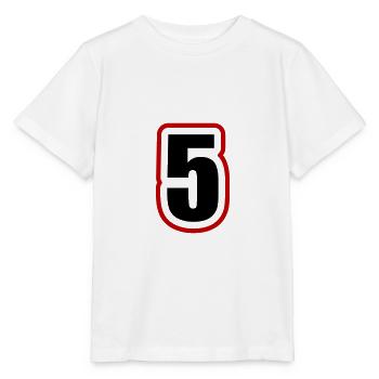 5 Nombre Collège - T-shirt bio MINI CREATOR Stanley/Stella Enfant - blanc - Devant - Maike (125cm)